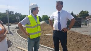Obisk ministra za infrastrukturo dr. Gašperšiča na Občini Sežana2